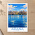 Adana city view bordered print styled in Unframed sheet - corrected A-series; frame and props not included