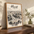 Herāt city view full-bleed print styled in Original angled oak-console; frame and props not included