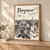 Durgapur city view full-bleed print styled in Light oak-console; frame and props not included
