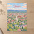 Denver city view full-bleed print styled in Unframed sheet - corrected A-series; frame and props not included