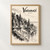 Varanasi city view full-bleed print styled in Front oak frame - corrected opening; frame and props not included