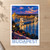 Budapest city view bordered print styled in Unframed sheet - corrected A-series; frame and props not included