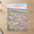 Adelaide city view full-bleed print styled in Unframed sheet - corrected A-series; frame and props not included