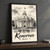 Kemerovo city view full-bleed print styled in Black frame / charcoal wall; frame and props not included
