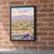 Quetta city view full-bleed print styled in Black frame / exposed brick; frame and props not included