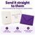 Add an inside message and send the sealed card directly to them