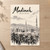 Madinah city view full-bleed print styled in Unframed sheet - corrected A-series; frame and props not included