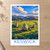 Castlerigg stone circle bordered print styled in Unframed sheet - corrected A-series; frame and props not included