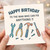 Happy Birthday Card for Him - To the Man Who Can Fix Anything - Tools Illustration with Spanner, Pliers, Hammer and Screwdriver - Husband Dad Grandad Boyfriend