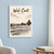 Wah Cantt city view full-bleed print styled in White frame / blue sitting room; frame and props not included