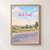 Wah Cantt city view full-bleed print styled in Front oak frame - corrected opening; frame and props not included