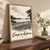 Campos dos Goytacazes city view full-bleed print styled in Original angled oak-console; frame and props not included