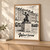 Warsaw Old Town Market Square full-bleed print styled in Light oak-console; frame and props not included