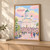 Helsinki Cathedral from Senate Square full-bleed print styled in Light oak-console; frame and props not included
