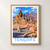 Teide from Roques de Garcia bordered print styled in Front oak frame - corrected opening; frame and props not included