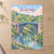 Iron Bridge from the Severn bank full-bleed print styled in Unframed sheet - corrected A-series; frame and props not included