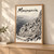 Monemvasia town below the rock full-bleed print styled in Light oak-console; frame and props not included