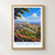 Visakhapatnam city view bordered print styled in Front oak frame - corrected opening; frame and props not included