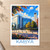 Kariya city view bordered print styled in Unframed sheet - corrected A-series; frame and props not included