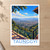 Taunggyi city view bordered print styled in Unframed sheet - corrected A-series; frame and props not included