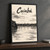Cuiabá city view full-bleed print styled in Black frame / charcoal wall; frame and props not included