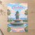 Charleston Pineapple Fountain full-bleed print styled in Unframed sheet - corrected A-series; frame and props not included