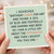 Funny Birthday Card For Him - Feminist Joke: I Searched 'Birthday Cards For Him' And Cried About The Patriarchy, Then Bought You This One
