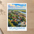 Vladimir city view bordered print styled in Unframed sheet - corrected A-series; frame and props not included