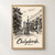 Chelyabinsk city view full-bleed print styled in Front oak frame - corrected opening; frame and props not included