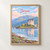 Eilean Donan Castle from the mainland full-bleed print styled in Front oak frame - corrected opening; frame and props not included