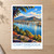 Chattanooga city view bordered print styled in Unframed sheet - corrected A-series; frame and props not included