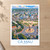 Cà Mau city view bordered print styled in Unframed sheet - corrected A-series; frame and props not included