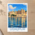 Udaipur city view bordered print styled in Unframed sheet - corrected A-series; frame and props not included