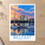 Titanic Belfast slipways facade bordered print styled in Unframed sheet - corrected A-series; frame and props not included