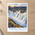 Shoshone Falls overlook bordered print styled in Unframed sheet - corrected A-series; frame and props not included