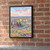 Nizhny Tagil city view full-bleed print styled in Black frame / exposed brick; frame and props not included