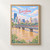 Lanzhou city view full-bleed print styled in Front oak frame - corrected opening; frame and props not included