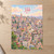 Ibb city view full-bleed print styled in Unframed sheet - corrected A-series; frame and props not included