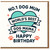Dog Mum Birthday Card - No.1 Dog Mum, World's Best Mama Heart with Paw Prints - Cute Birthday Card from the for