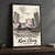 Kwai Chung city view full-bleed print styled in Black frame / charcoal wall; frame and props not included