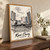 Kwai Chung city view full-bleed print styled in Original angled oak-console; frame and props not included