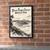 Mount Bromo from Penanjakan full-bleed print styled in Black frame / exposed brick; frame and props not included