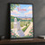 Belvedere Palace upper gardens full-bleed print styled in Black frame / charcoal wall; frame and props not included