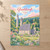 Glendalough round tower and monastery full-bleed print styled in Unframed sheet - corrected A-series; frame and props not included