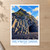 Reynisfjara basalt columns from the beach bordered print styled in Unframed sheet - corrected A-series; frame and props not included