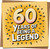 60th Birthday Card - 60 Years of Being a Legend - Funny Square Greeting Card 145mm x 145mm with Kraft Envelope - For Him or Her, Milestone Sixty