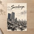 Surabaya city view full-bleed print styled in Unframed sheet - corrected A-series; frame and props not included