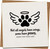 Pet Loss Sympathy Card - Not All Angels Have Wings Some Have Paws - Dog Cat Bereavement Condolence, Square 145mm x 145mm, Kraft Envelope, Sorry For Your Loss, Rainbow Bridge Gift