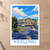 Keelung city view bordered print styled in Unframed sheet - corrected A-series; frame and props not included