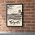 Tolyatti city view full-bleed print styled in Black frame / exposed brick; frame and props not included